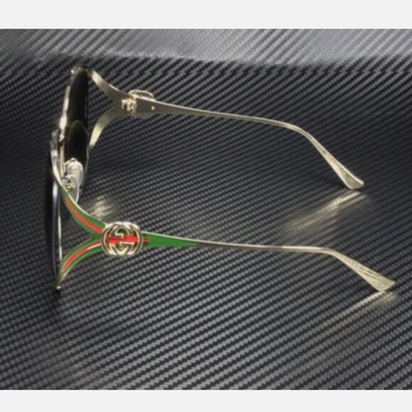 Gucci Grey GG Womens 63mm Sunglasses